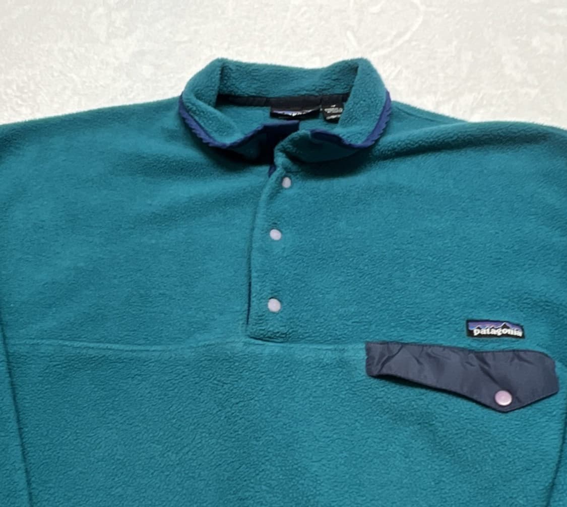 03FW 파타고니아 신칠라 스냅-T 테크그린/네이비 자메이카 상품이미지2
