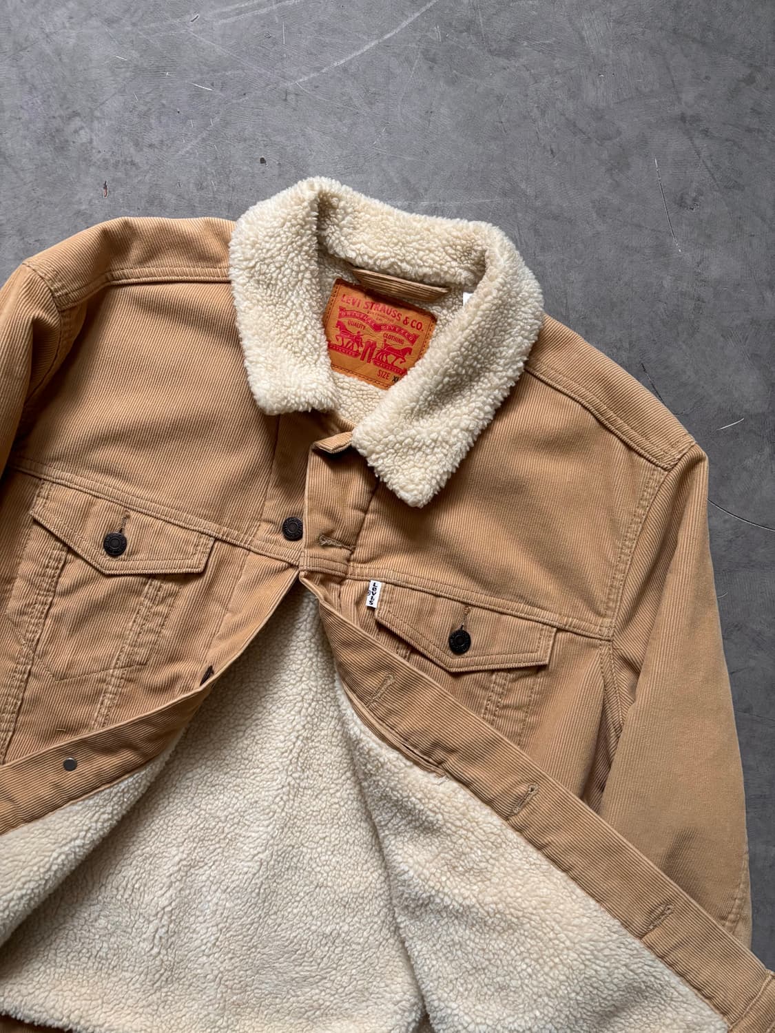 Levis 리바이스 쉐르파 코듀로이 트러커 자켓  상품이미지7