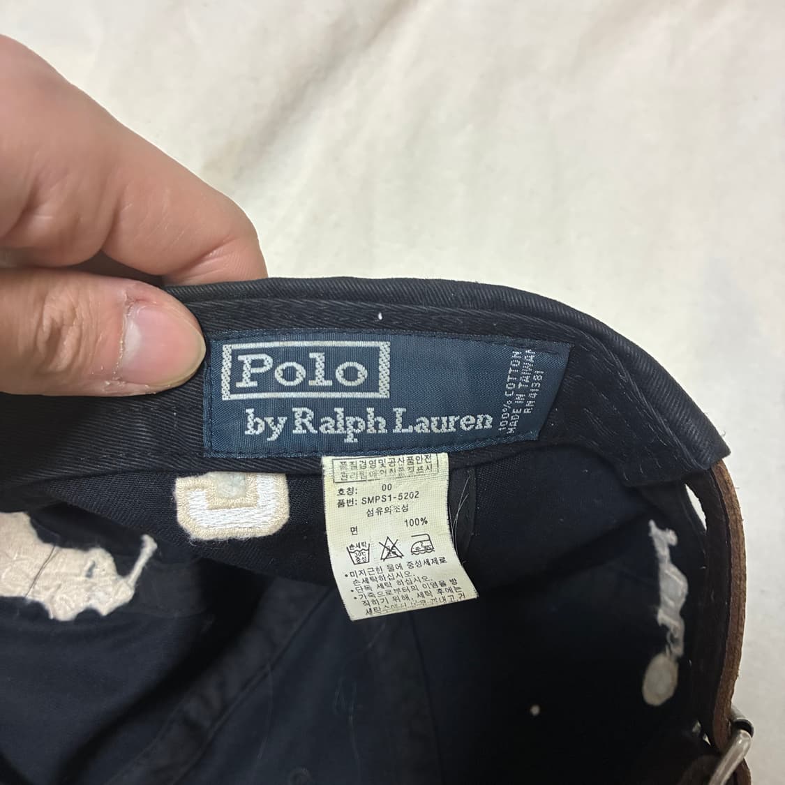 폴로 랄프로렌 빅포니 3 블랙 볼캡 상품이미지5