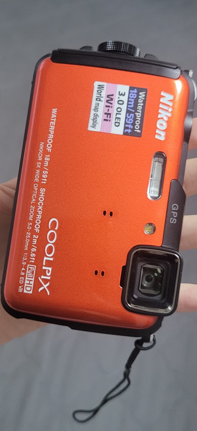 니콘 쿨픽스 aw110 오렌지 (aw100 후속 모델) coolpix 상품이미지1