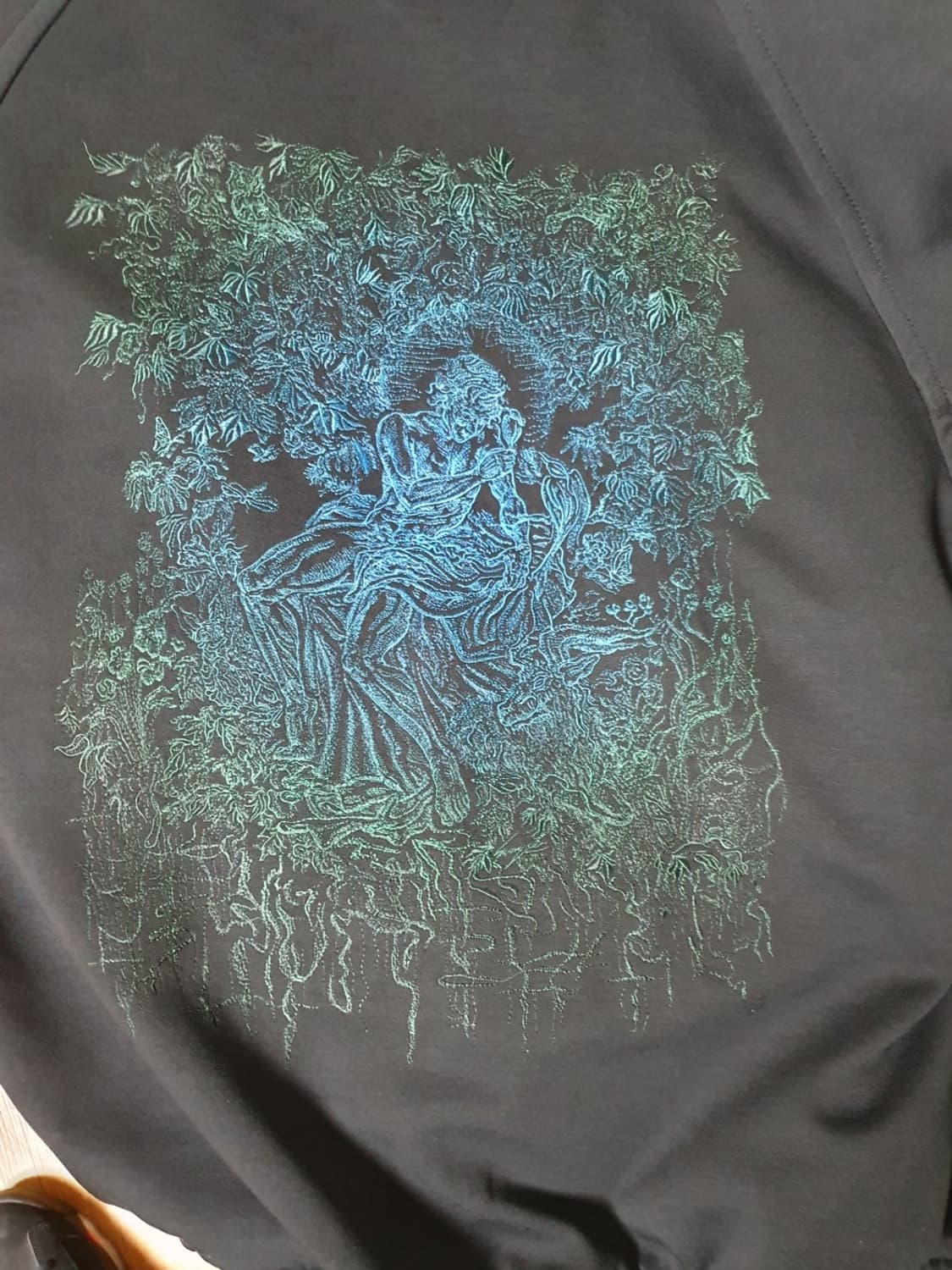 송지오 23fw 컬렉션 아트워크 리버시블 가죽자켓 46사이즈 상품이미지2