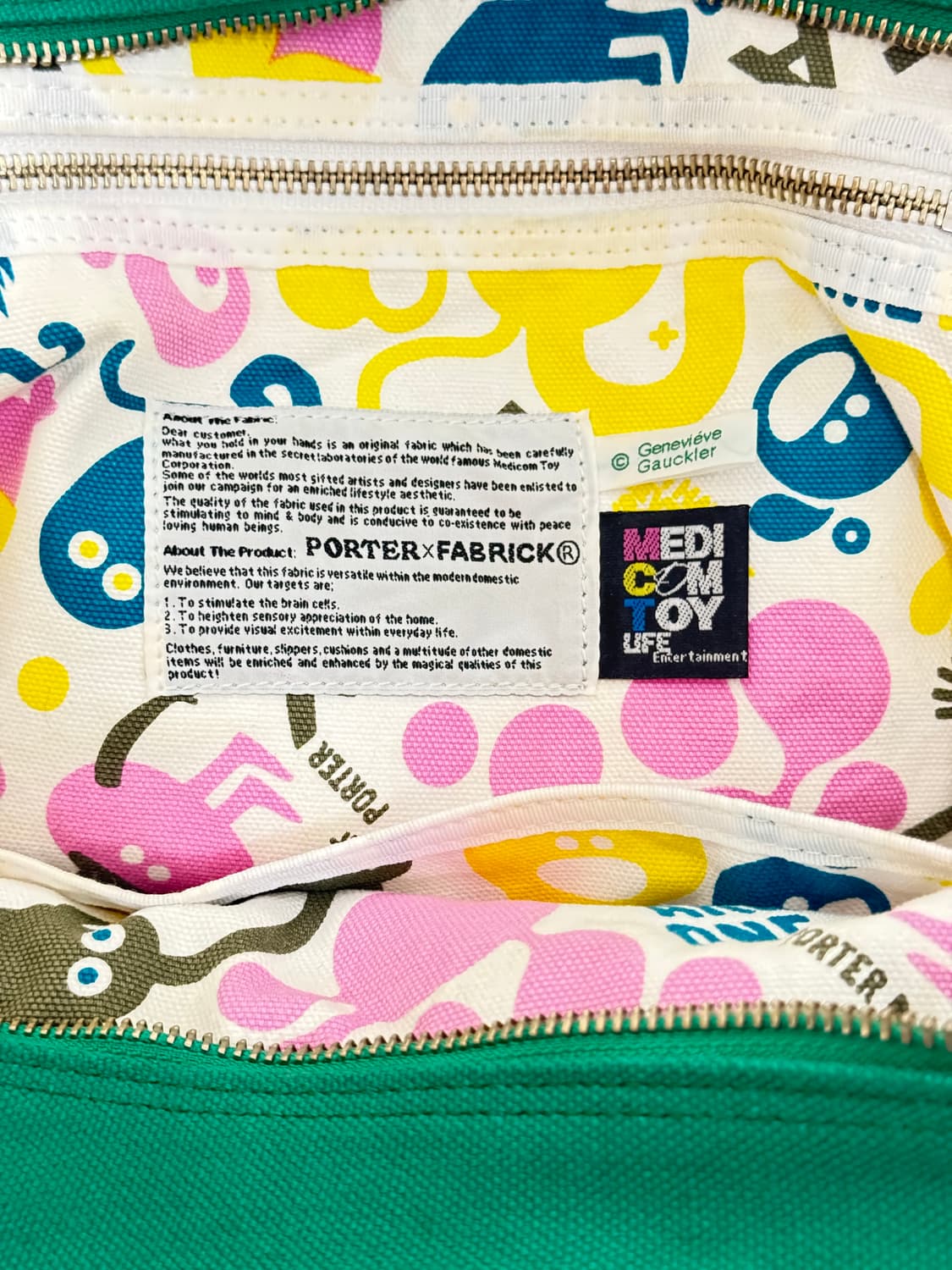 포터 X 패브릭 보스턴백 상품이미지3