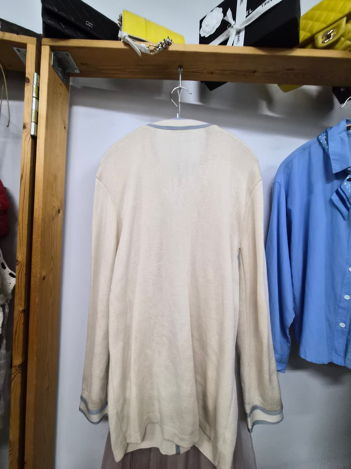 입체 빅포켓 롱 가디건 상품이미지6