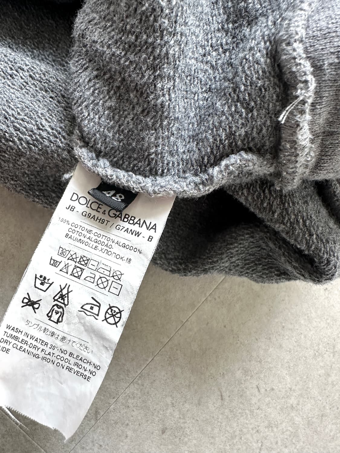 돌체앤가바나 2014FW 런웨이 크라운 나이트 맨투맨 상품이미지8