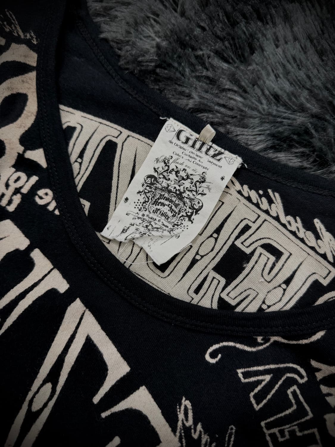 글리츠 나비 & 레터링 반팔 상품이미지6