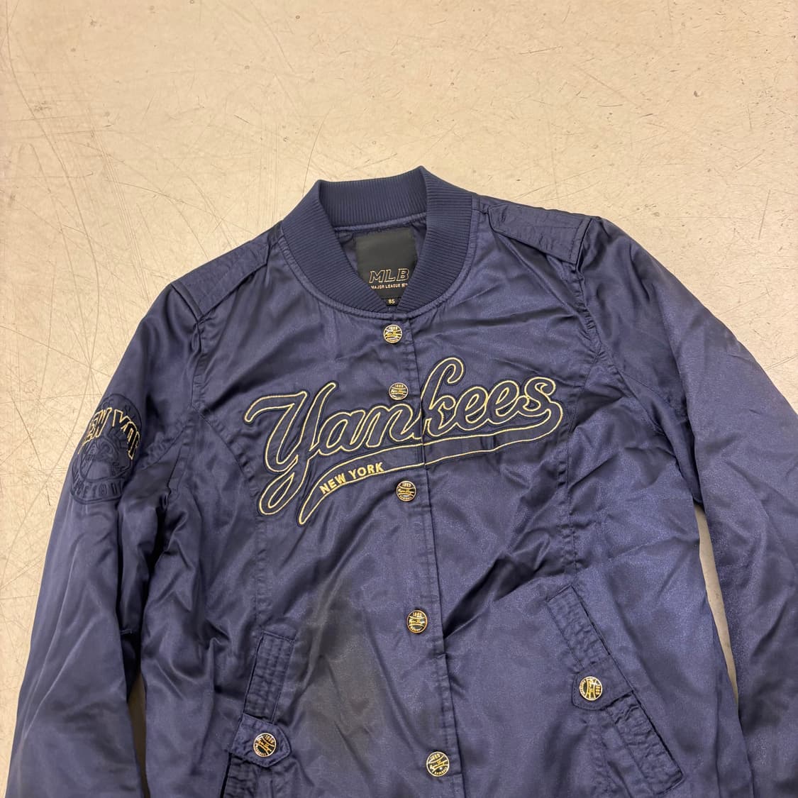 MLB 뉴욕양키스 새틴 바시티 자켓 상품이미지2
