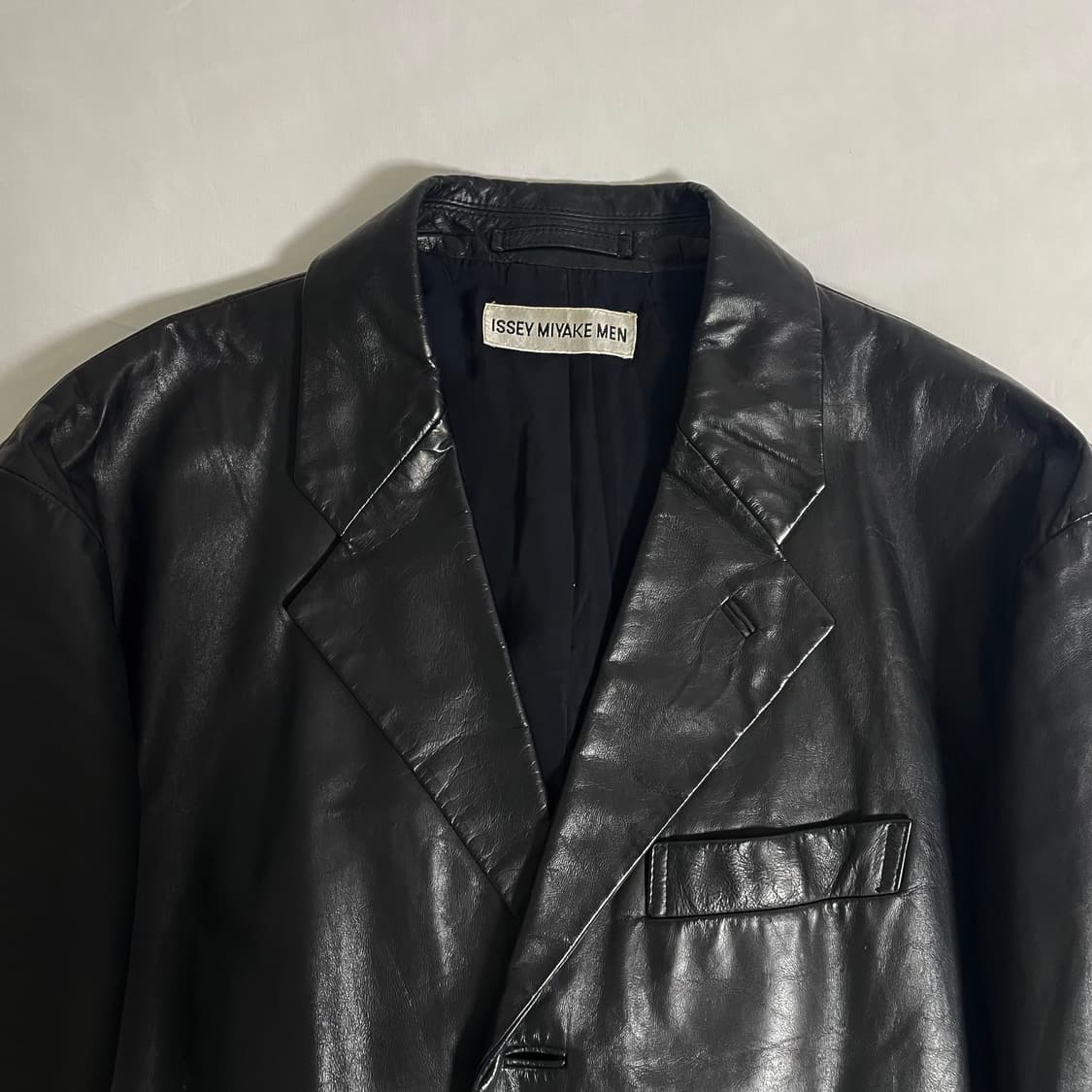 이세이미야케 맨 레더 블레이저 상품이미지3