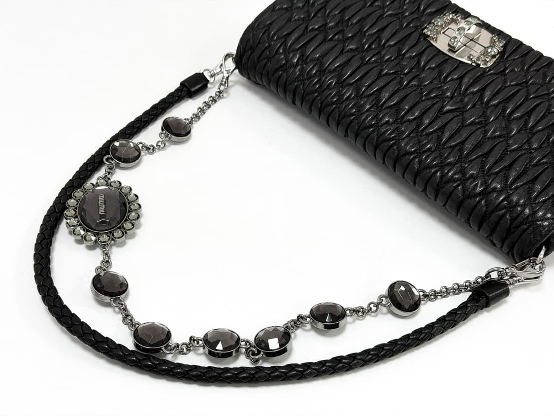 미우미우 나파 크리스탈 마테라쎄 숄더백 상품이미지7