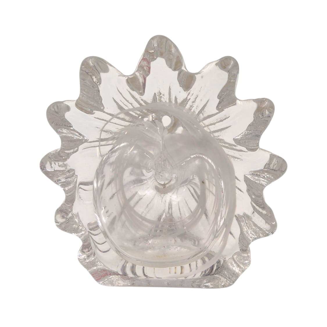 80s 이와사와 핸드블로운 마블 한송이 꽃병 상품이미지1