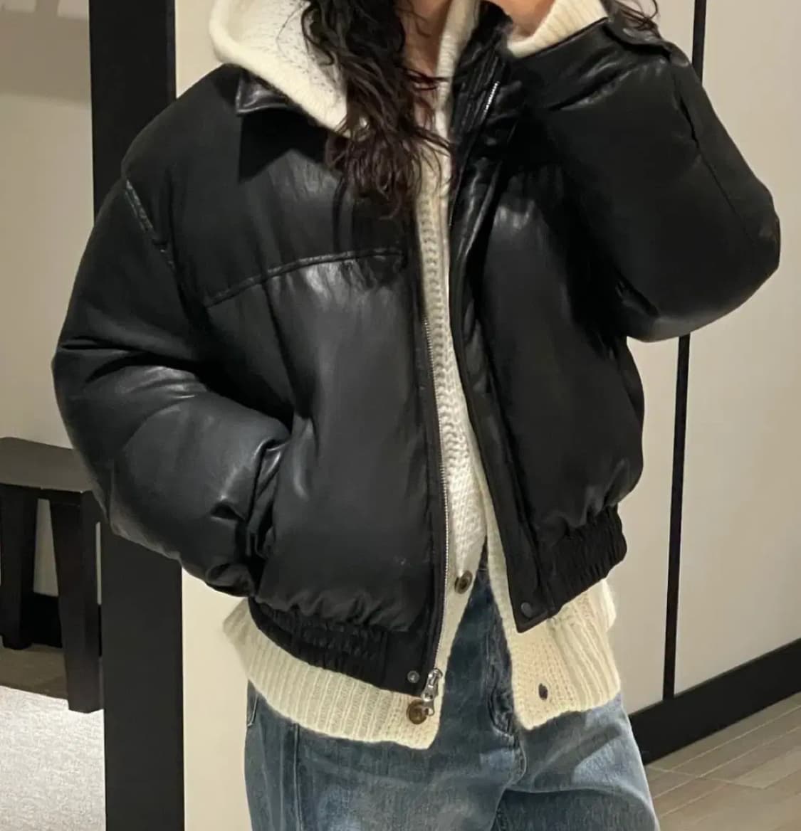 OFC 레더패딩  상품이미지1