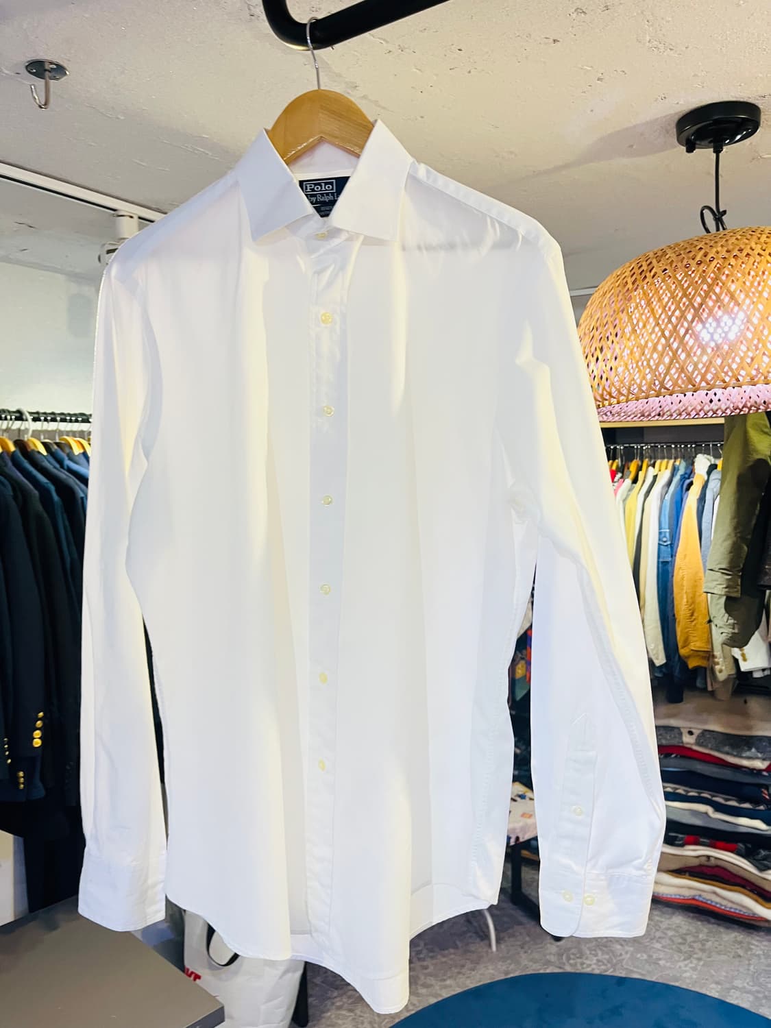 폴로 랄프로렌 화이트 드레스 셔츠 상품이미지1