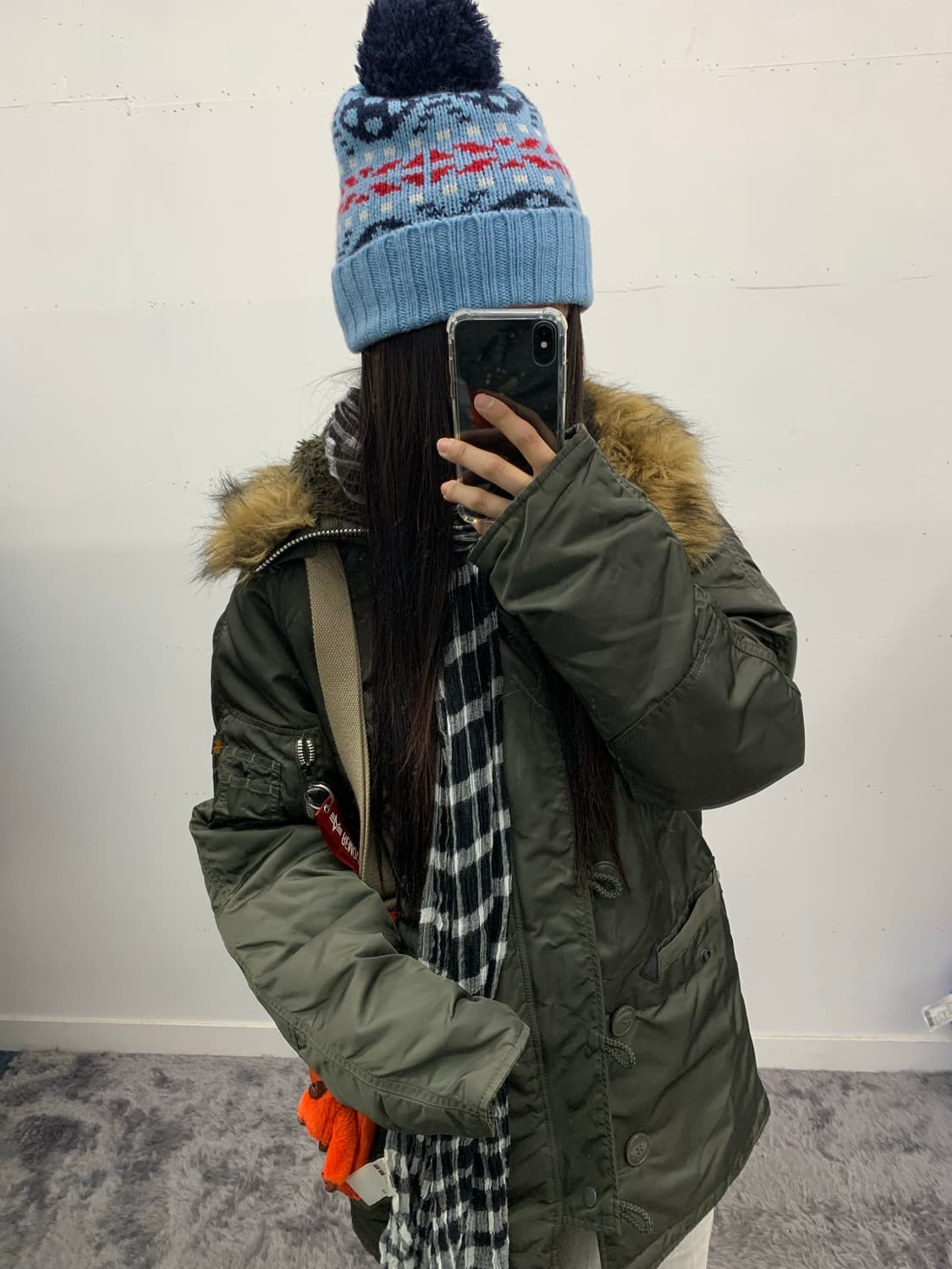 재패니즈 소라 방울 비니 상품이미지2