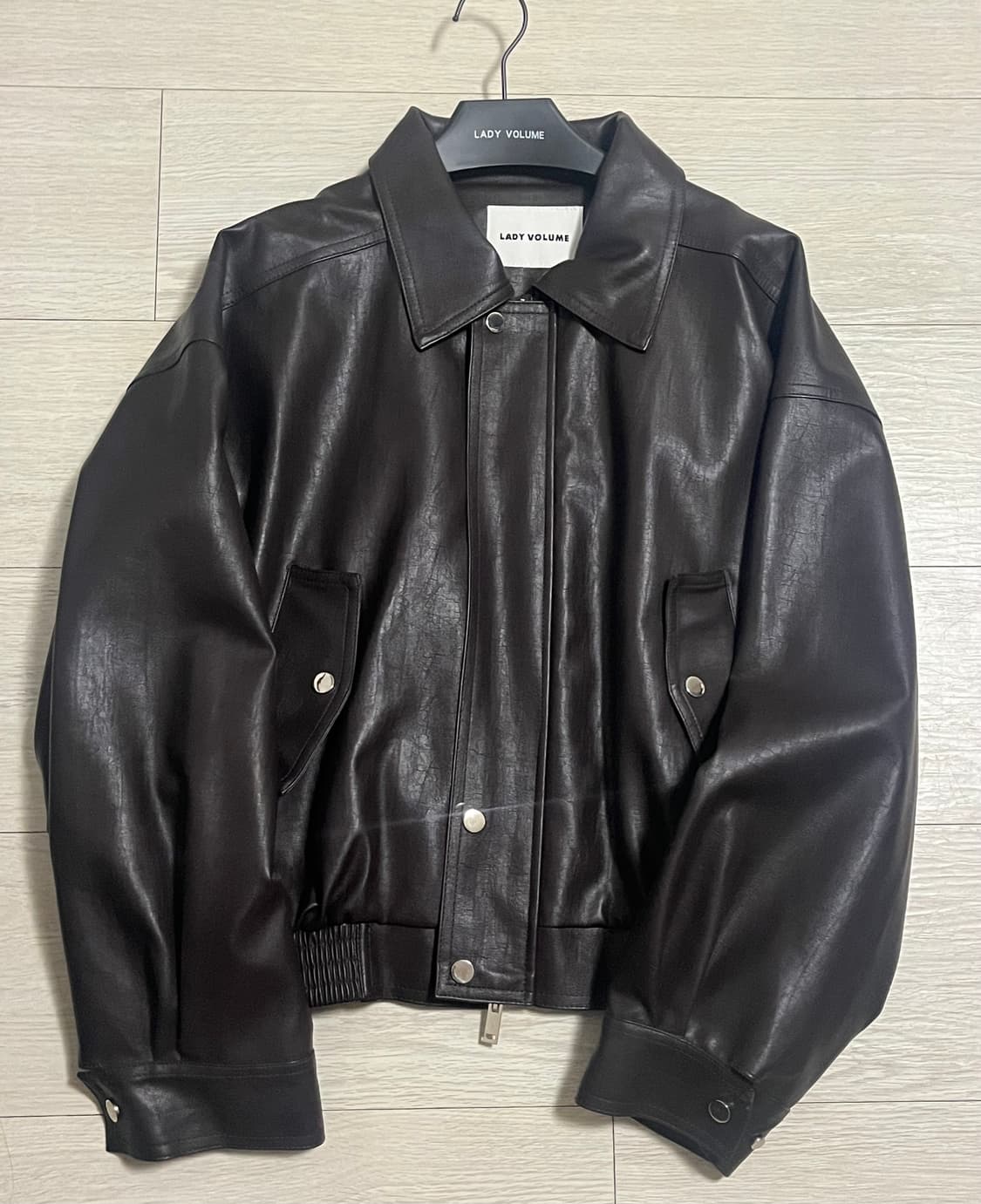 레이디볼륨 레더자켓 VINTAGE LEATHER JACKET 상품이미지2