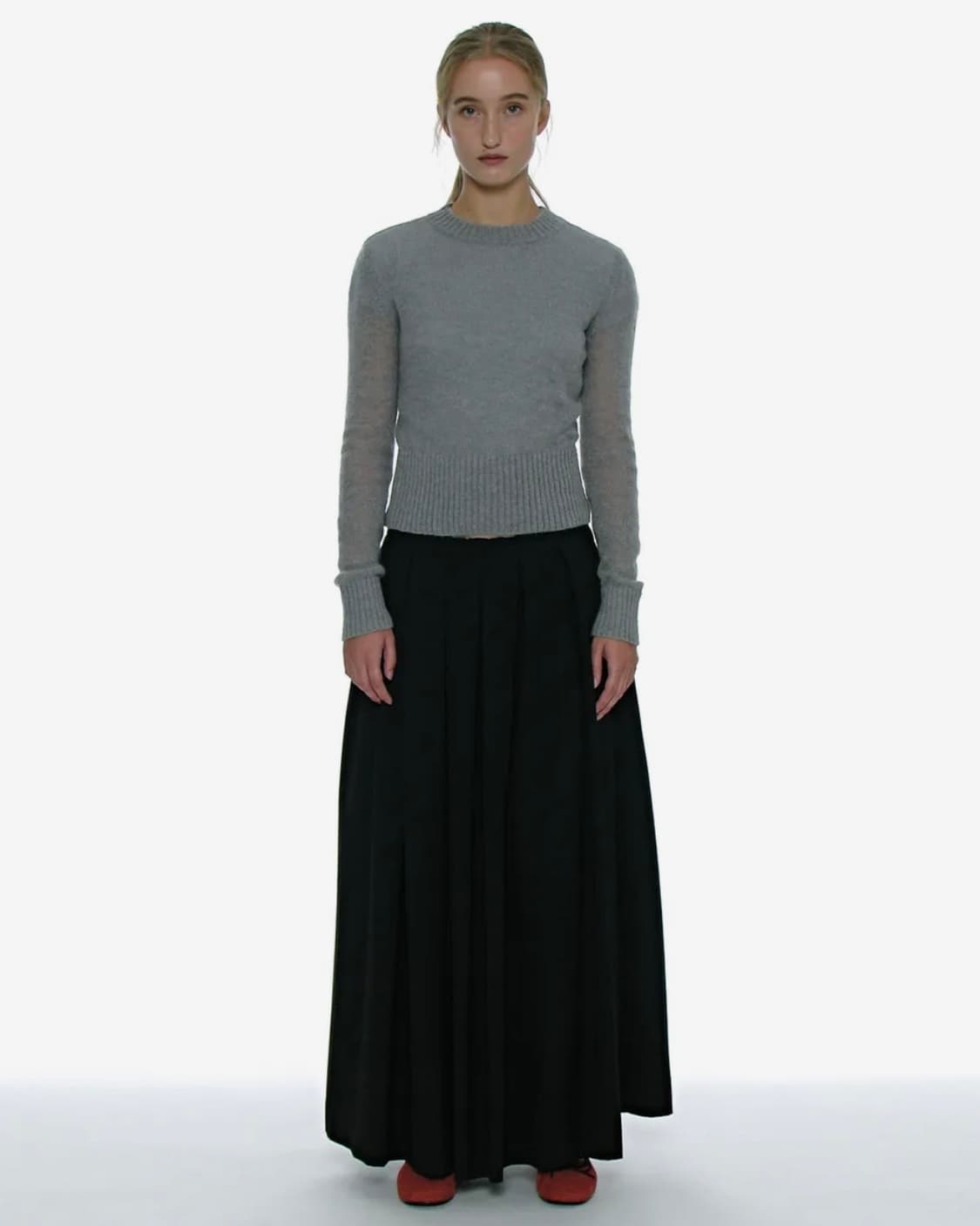 파르티멘토우먼 플리츠 맥시 롱스커트 S 상품이미지1