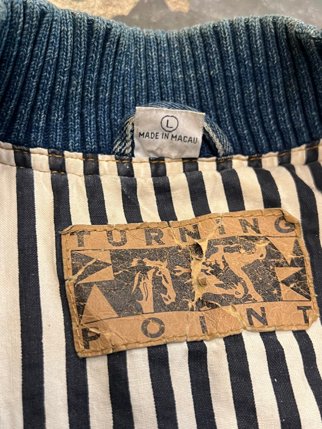 90's [L] 캐터필러 CAT 스타디움 자켓 워크웨어 빈티지 봄버 상품이미지8