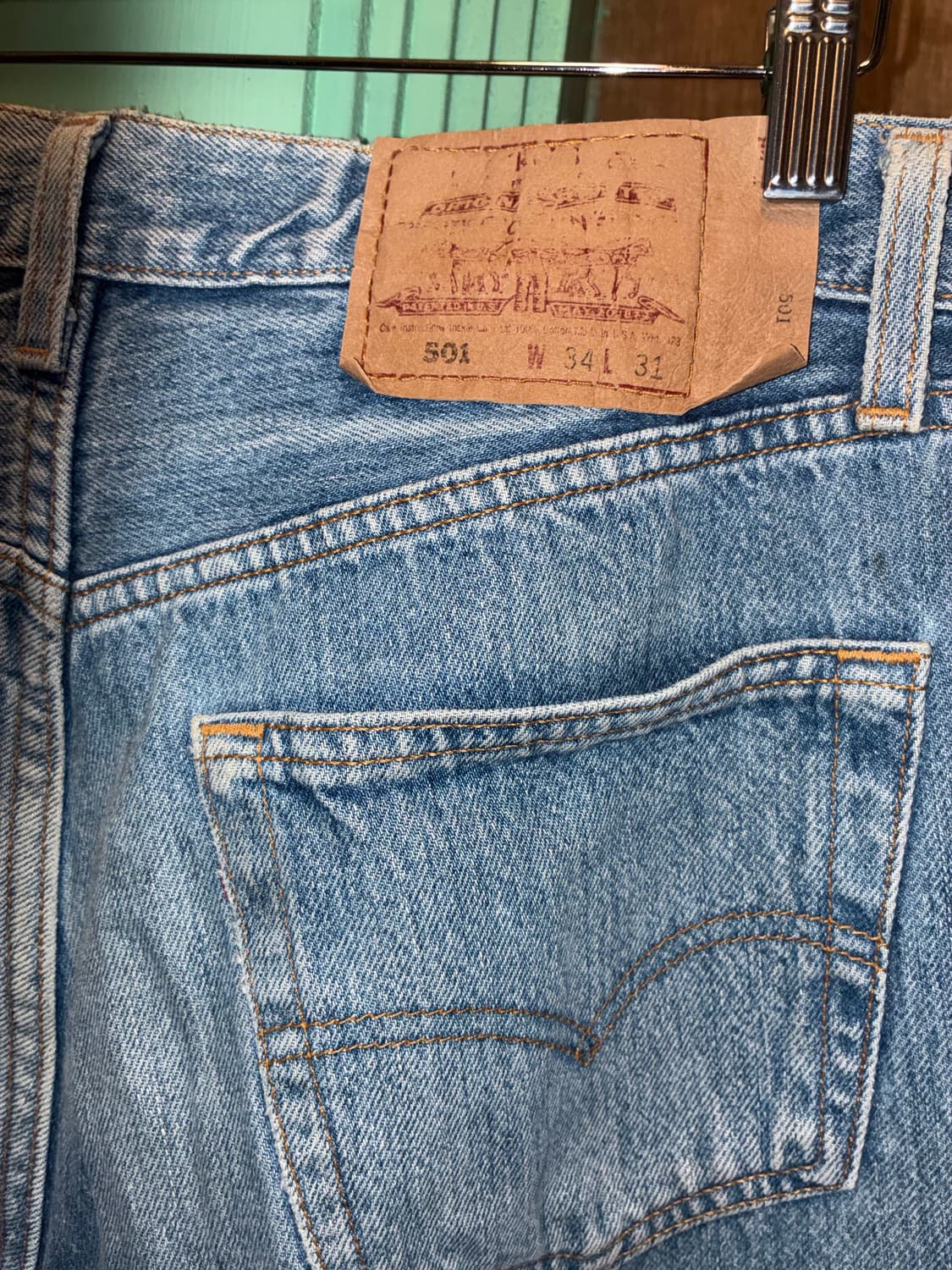 90s Levis 501 Denim Pants Made in USA 상품이미지6