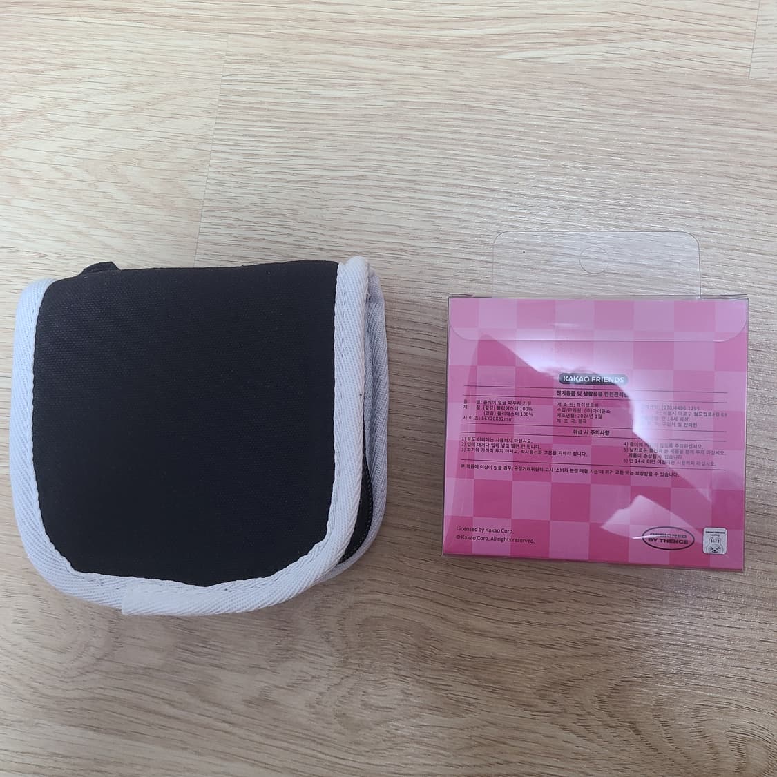 Don't Ask My Plan 스트링 백팩 가방 춘식이 동전지갑 파우치 상품이미지6