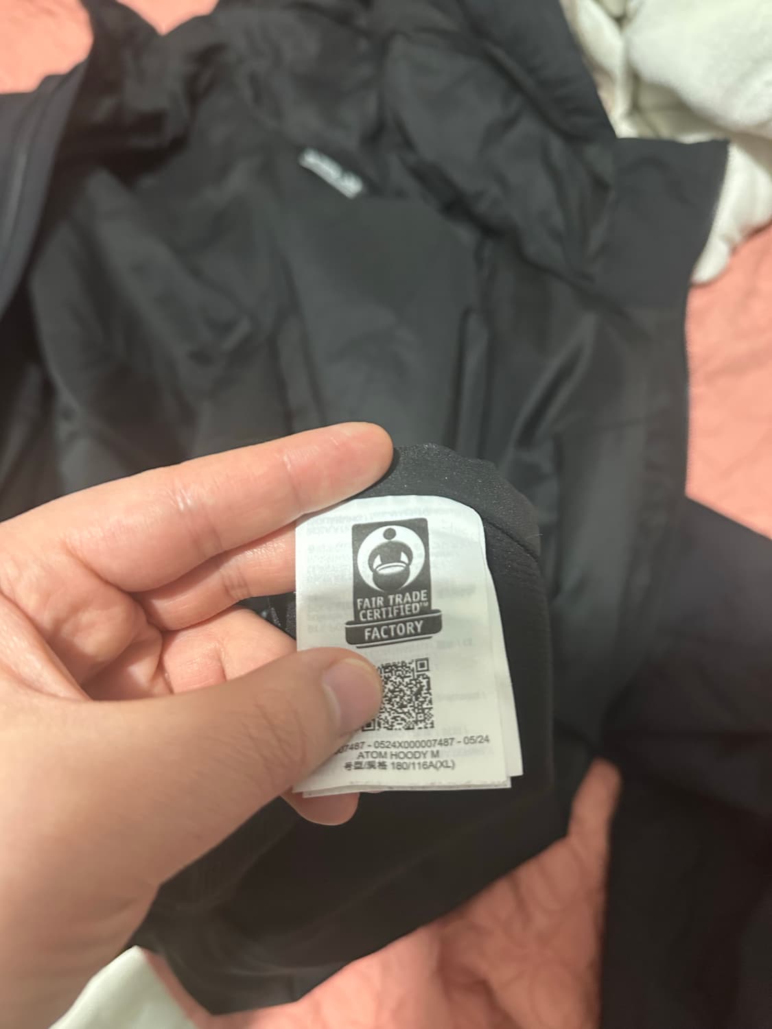 아크테릭스 아톰 후디 XL 판매합니다 상품이미지4