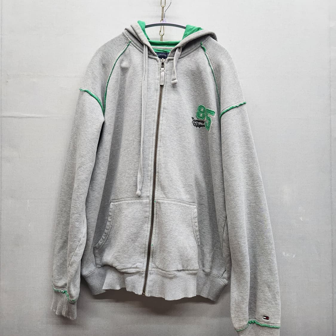 타미힐피거 빈티지 디테일 후드집업 XL 상품이미지1