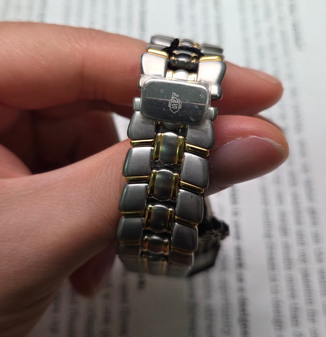 데드스탁] 빈티지 산도즈 다이아나 입체다이얼 칼침핸즈 쿼츠 남성용
 상품이미지7