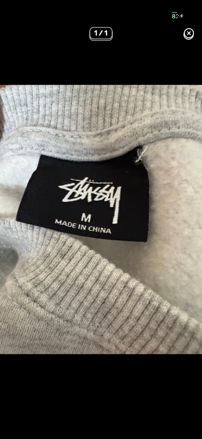 스투시 플라워 맨투맨 상품이미지3