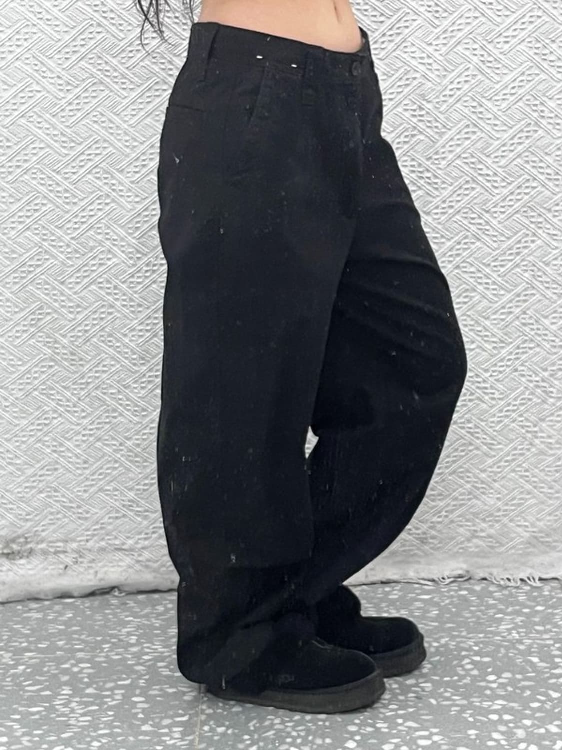 유니클로 빈티지 모던캐주얼 스트릿 와이드 팬츠 76 C09965 상품이미지1