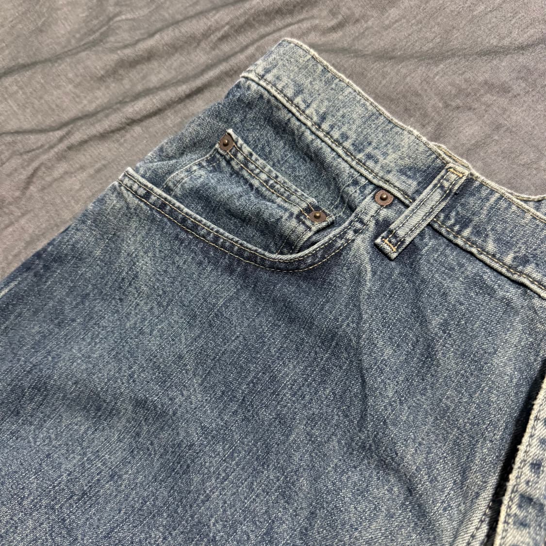 Loose Fit Denim Pants 상품이미지4