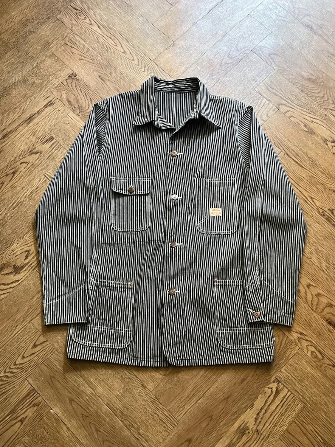 [M]Drum Major 토요엔터프라이즈 히코리 스트라이프 초어 자켓 상품이미지1