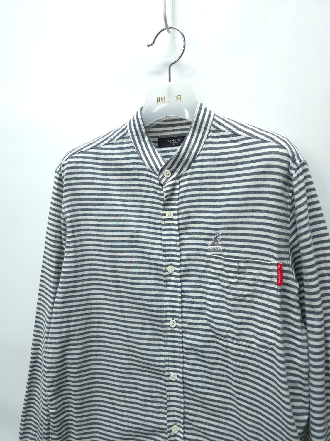 캉골 스트라이프 헨리넥 셔츠 ( 95~100 ) 상품이미지2