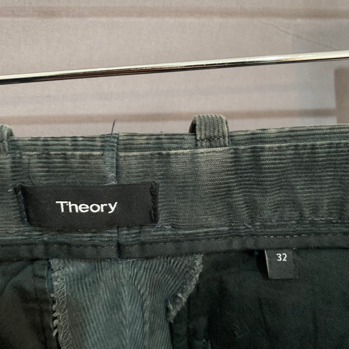 32인치 THEORY 띠어리 ZAINE DOLSK 코듀로이 골덴 바지 상품이미지4