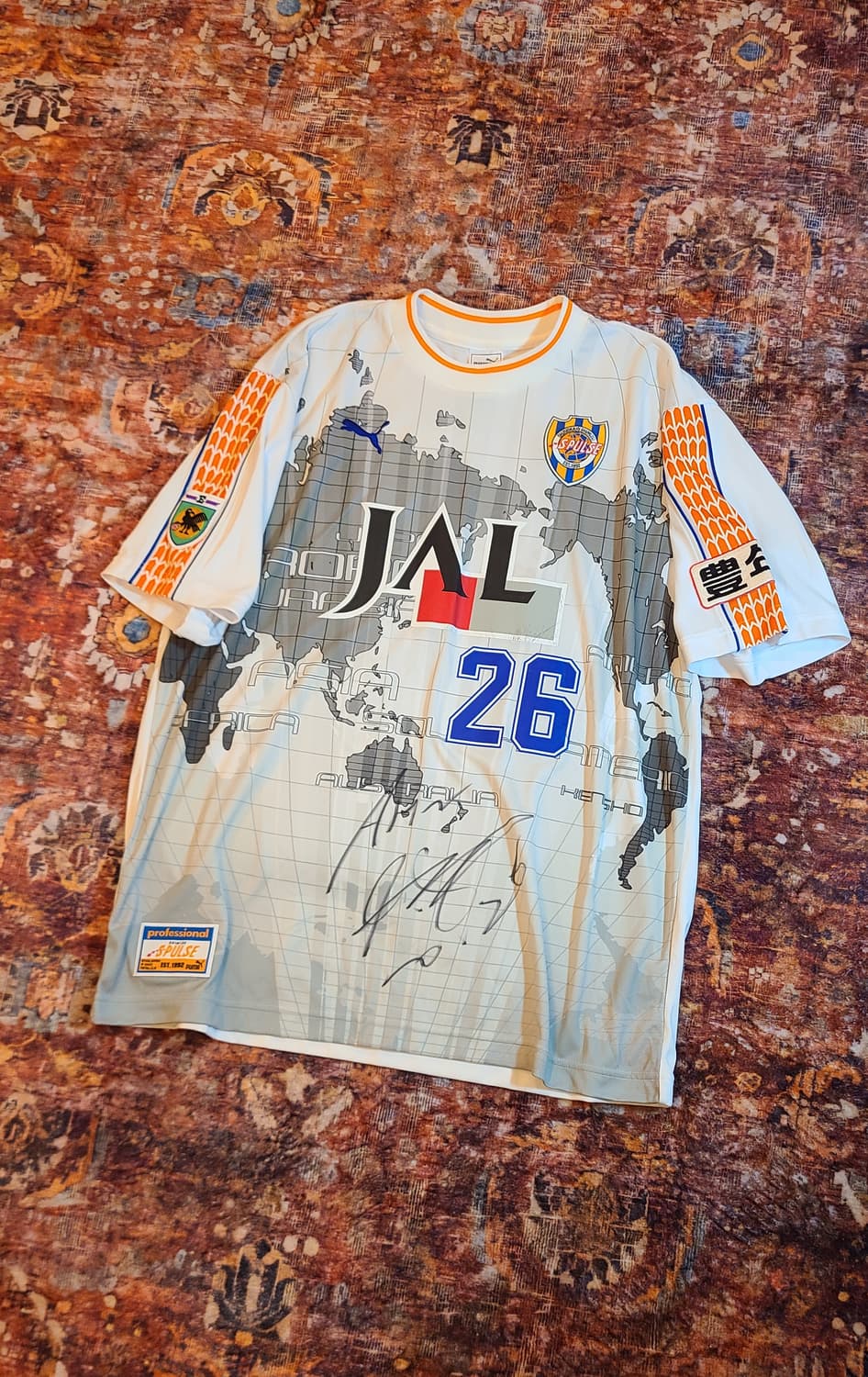 시미즈에스펄스 안정환 싸인 유니폼 상품이미지1