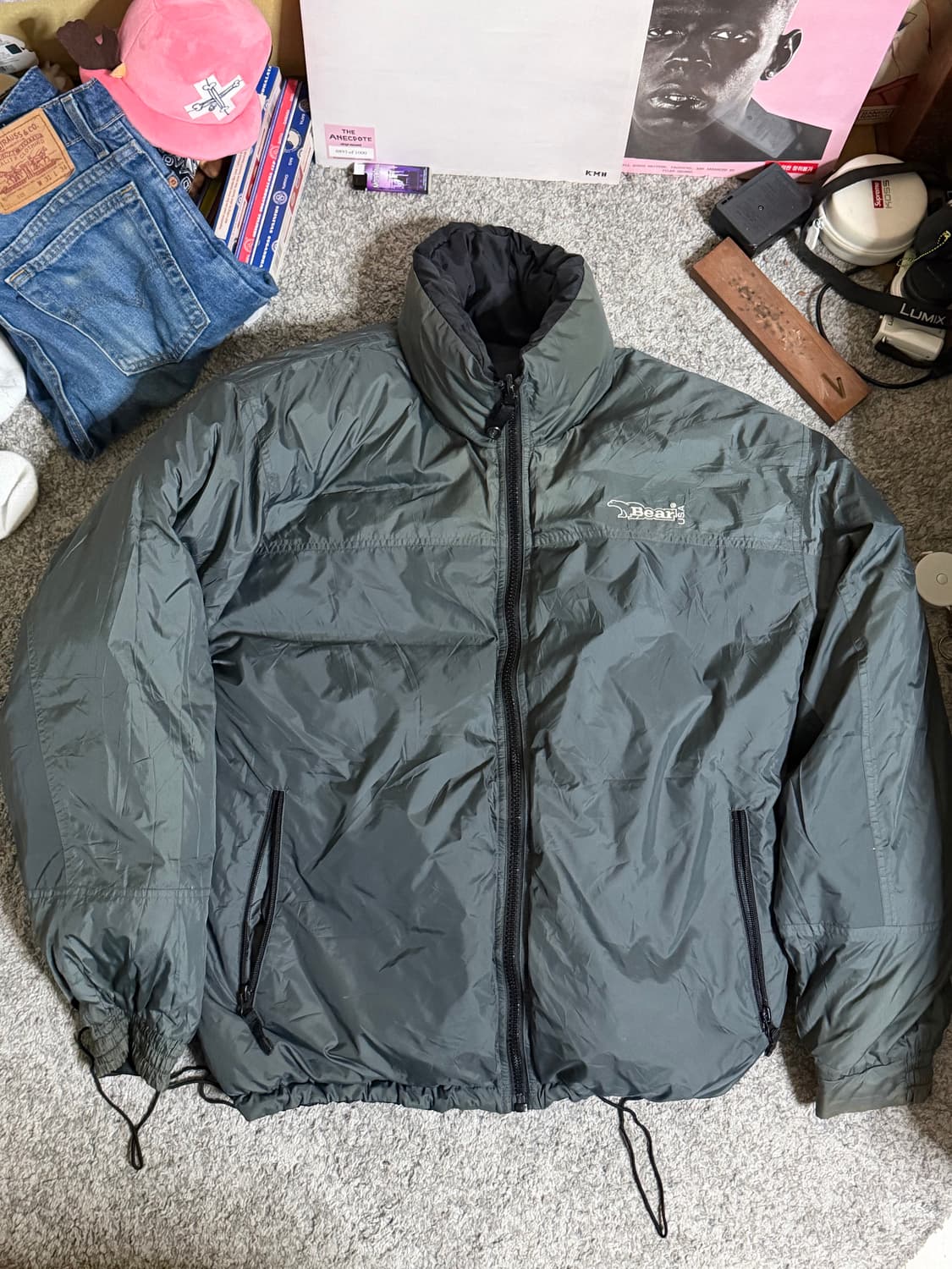 90s Bear USA 리버시블 덕 다운 패딩 상품이미지2