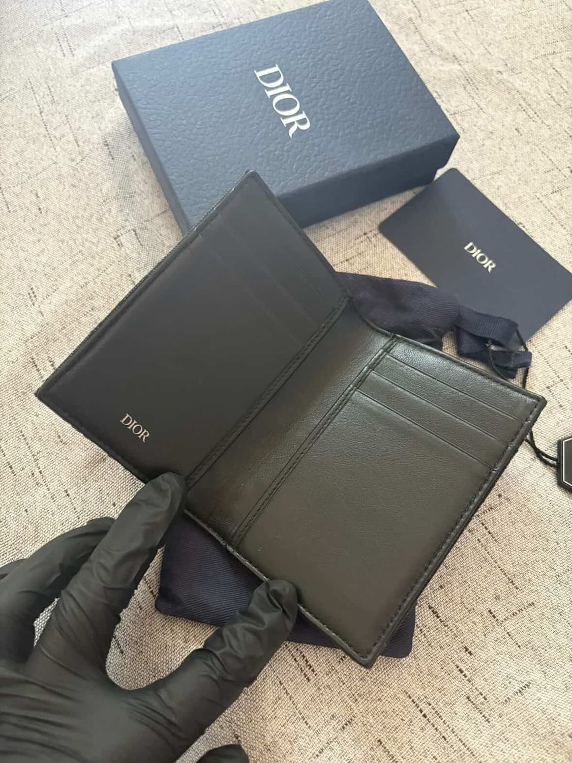[상태최상]디올 오블리크 오거나이저 카드지갑 블랙 상품이미지3