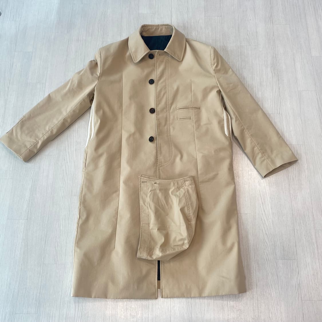 STU 후드 맥 코트 베이지 M 상품이미지3