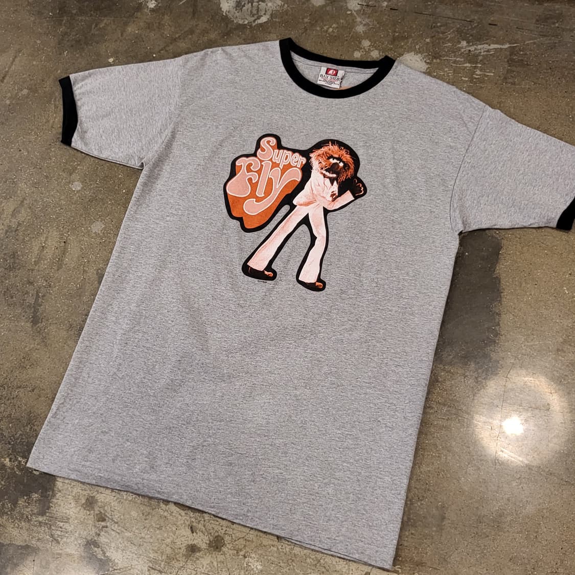 90s Made in USA 빈티지 새서미 링거티 링거반팔티 상품이미지2