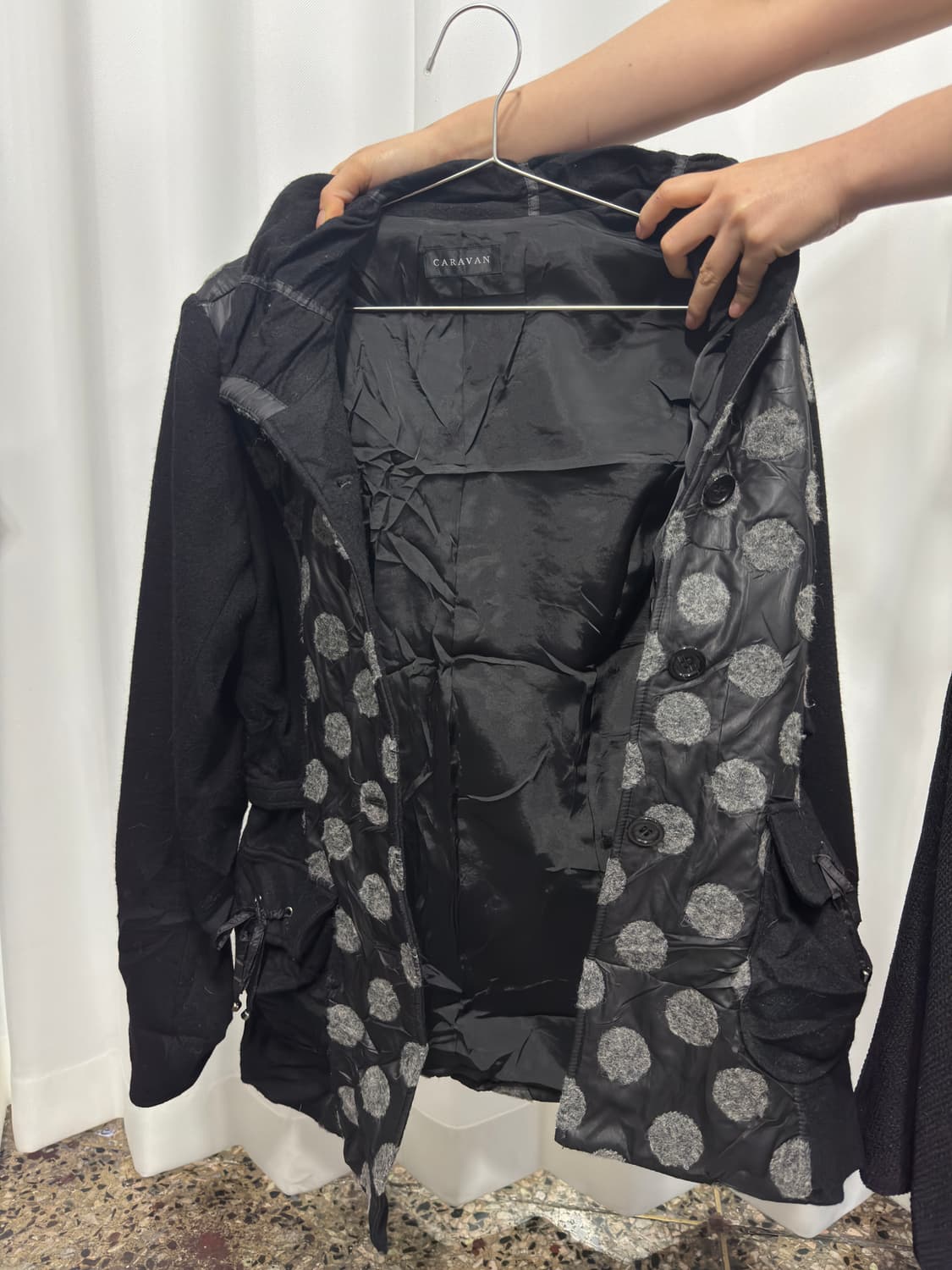 dot detail wool jacket 상품이미지8