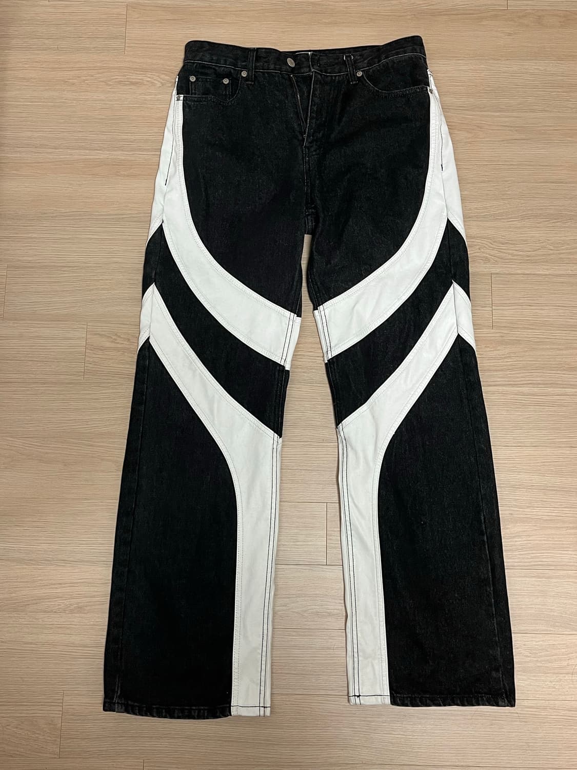 릴 웨이비 트림 데님팬츠 상품이미지4