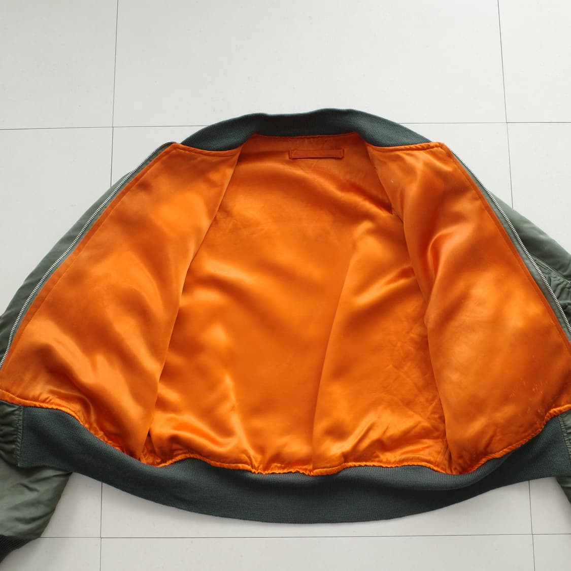 70s 미군 오리지널 알파 L-2B 항공점퍼 M사이즈 빈티지 밀리터리 상품이미지8