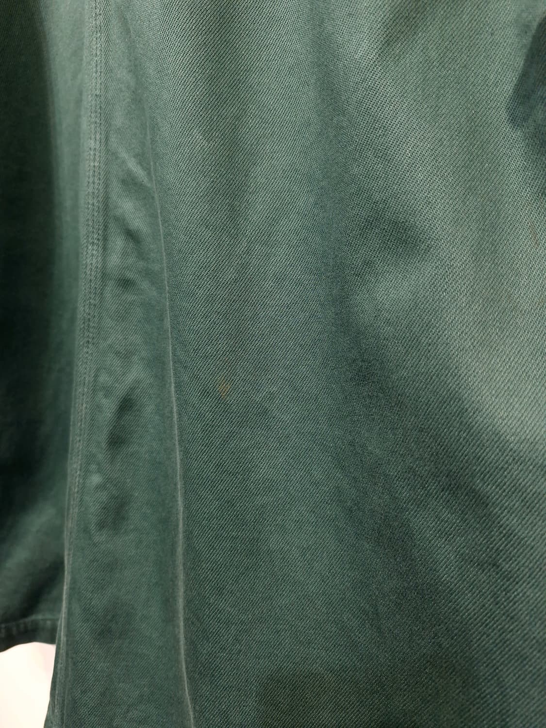 빔즈(BEAMS)데님 커버올 자켓 그린 상품이미지4