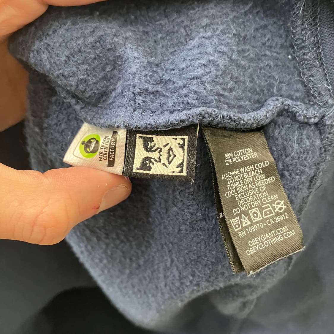 157 오베이 맨투맨 스웻셔츠 상품이미지3