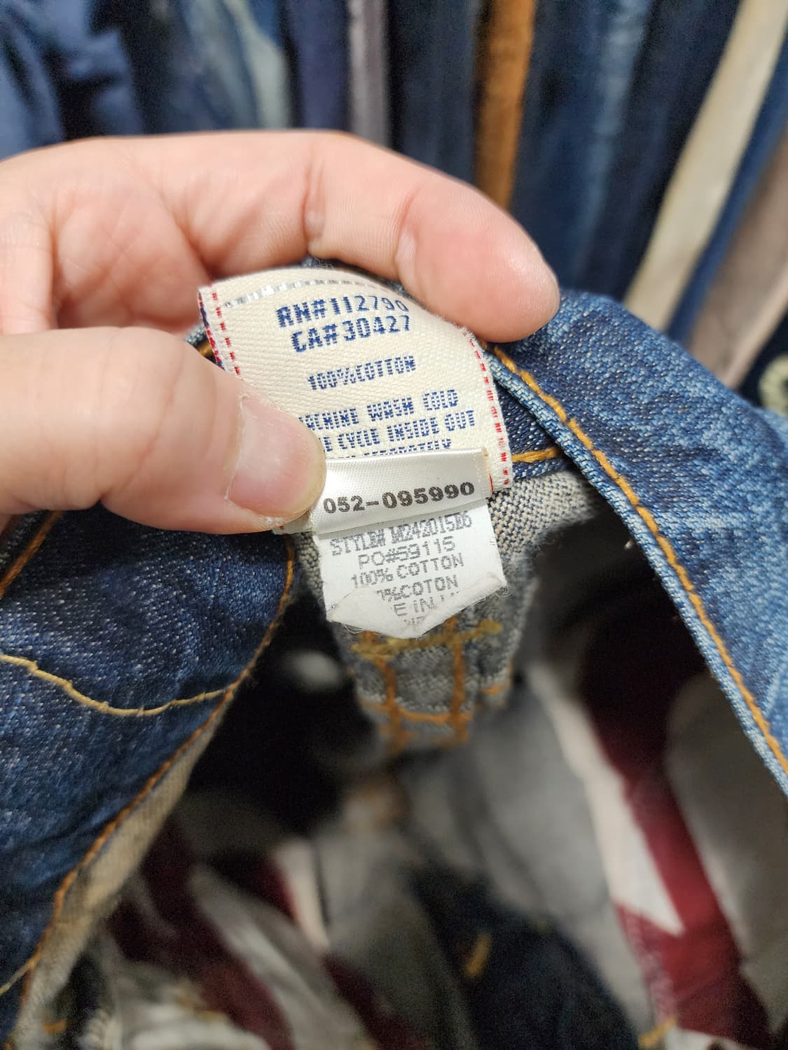 USA 트루릴리젼 JOEY BIG T 데님 청바지 상품이미지6