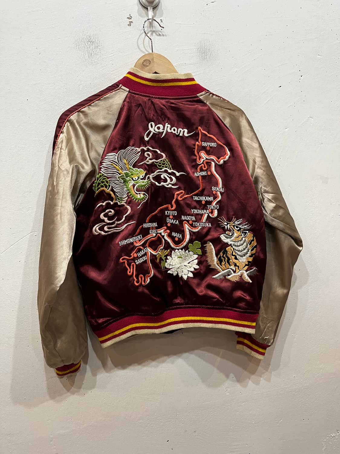 90년대 빈티지 리버시블 수베니어 스카쟌 자켓 상품이미지5