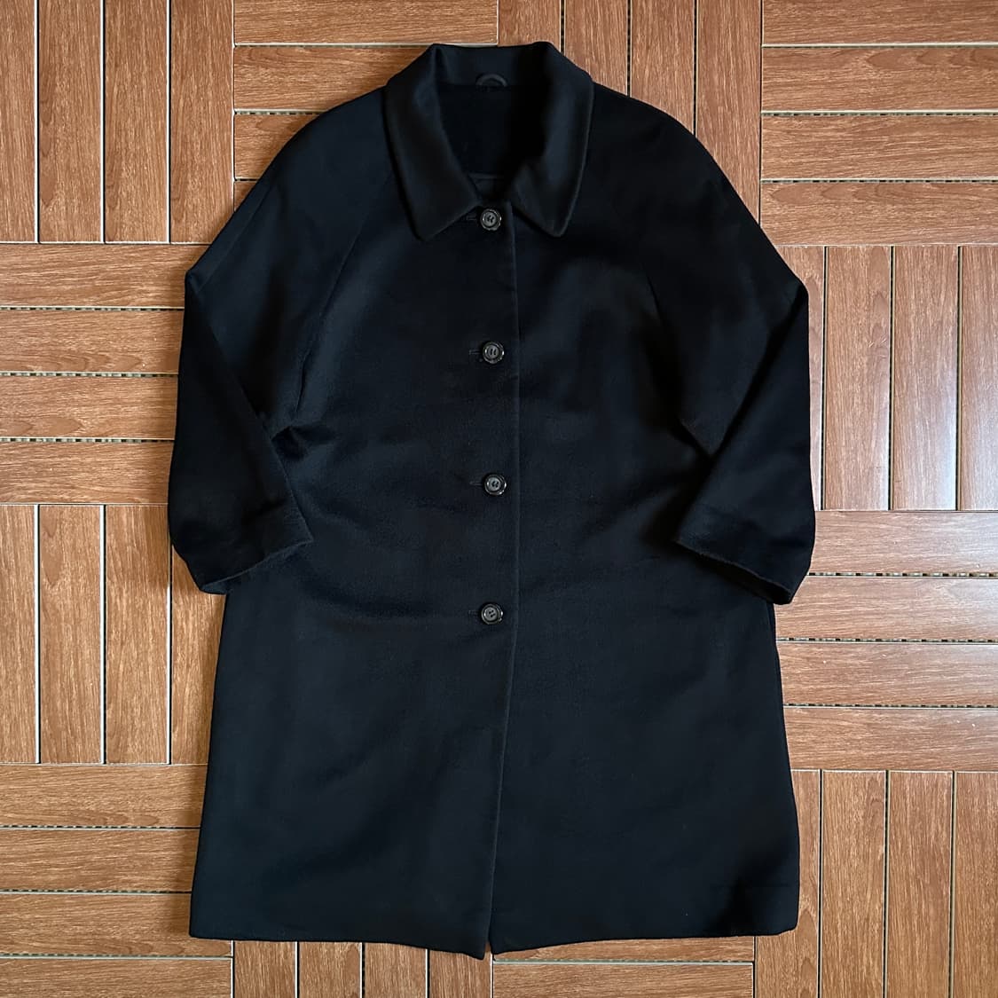 Vintage cashmere 100% balmacaan coat 상품이미지1