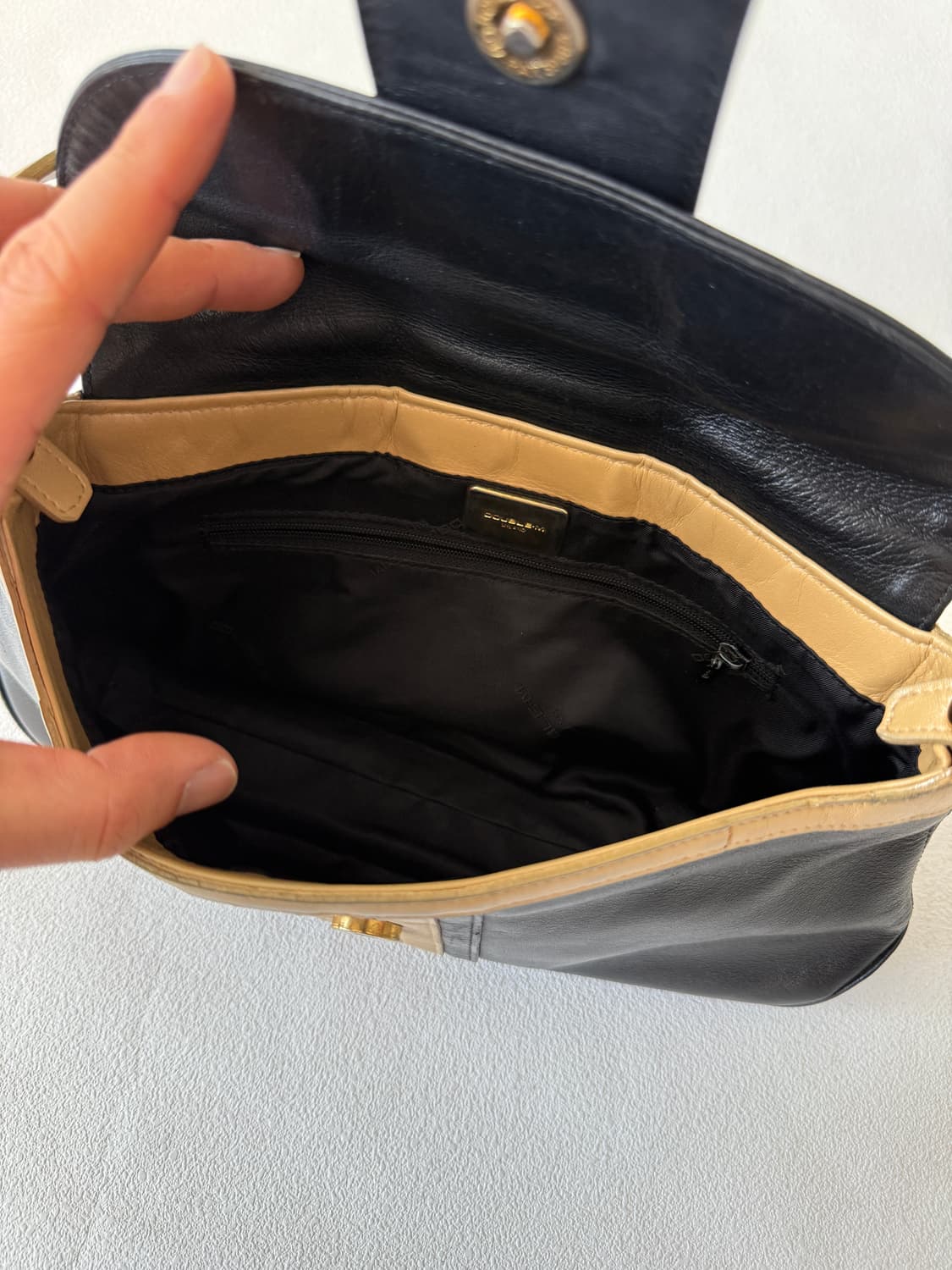 Pre owned 레더 숄더백 상품이미지8