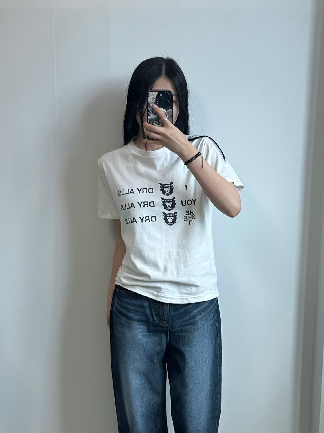휴먼메이드 그래픽 화이트 반팔 티셔츠 상품이미지1