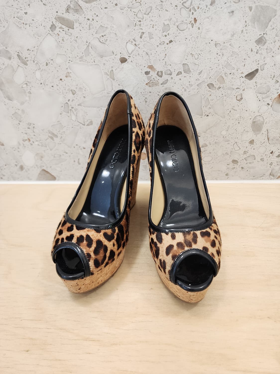 지미추 네오파드 오픈토 웨지힐 35 1/2 상품이미지1