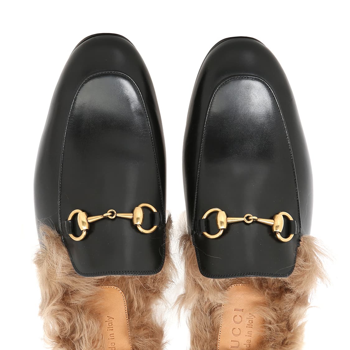 구찌 프린스타운 홀스빗 FUR 퍼뮬 블랙 블로퍼 397647 상품이미지8