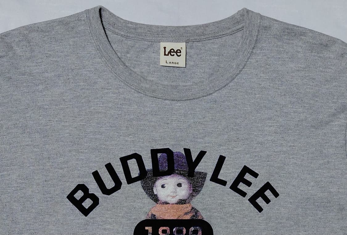[L] Lee 버디 리(Buddy Lee) 플록 프린팅 그래픽 티셔츠 상품이미지3