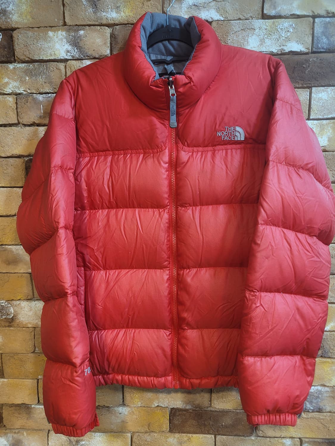 노스페이스 700 눕시 패딩 연레드 90 상품이미지1