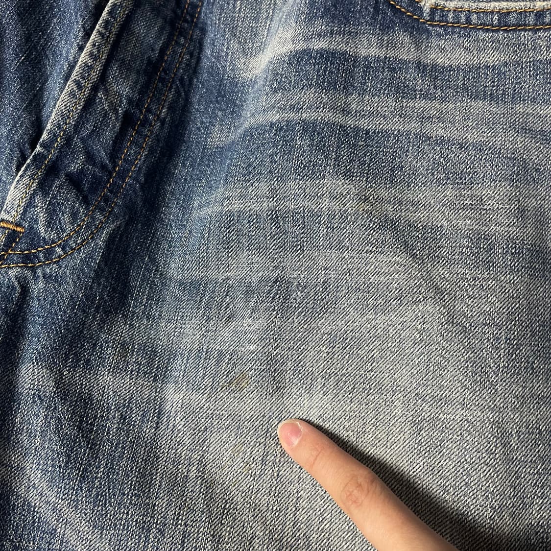 (38) 리바이스 501 버튼플라이 중청 워싱 데님 팬츠 상품이미지4